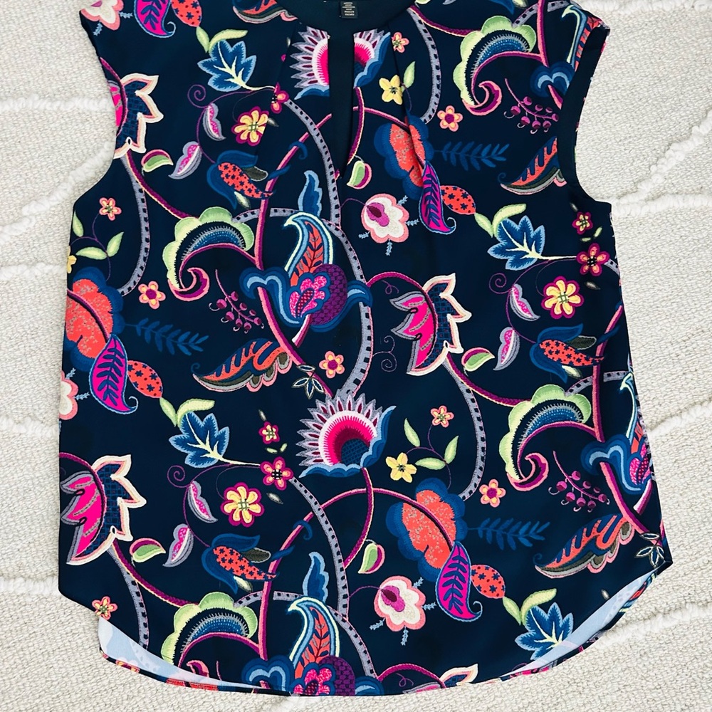 Ted Baker ink navy color blouse